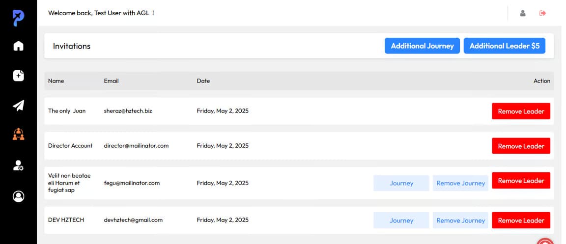 Team Management Dashboard